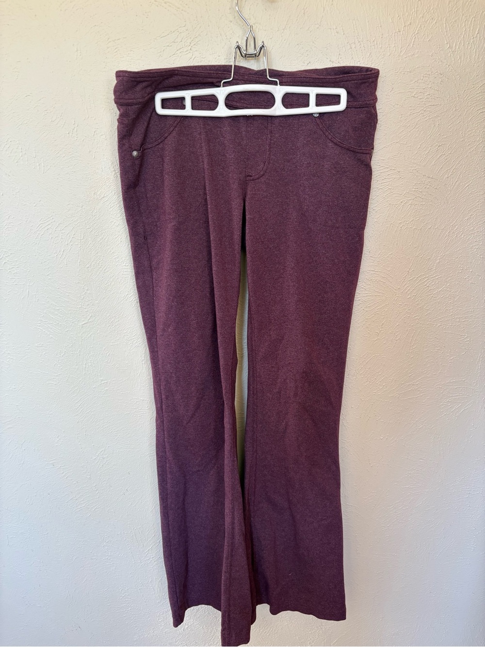 Athleta Heathered Plum Athletic Pants